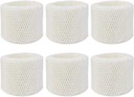 🌬️ extolife 6 pack replacement humidifier filters for kaz for vicks wf2 - compatible with various vicks and kaz models логотип