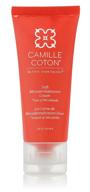 🌸 camille coton soft microdermabrasion exfoliating face scrub - natural exfoliator and facial cleanser for women - ideal for dry, oily, or sensitive skin - anti aging skin care (2 fl. oz. / 60 ml) logo