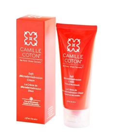 img 3 attached to 🌸 Camille Coton Soft Microdermabrasion Exfoliating Face Scrub - Natural Exfoliator and Facial Cleanser for Women - Ideal for Dry, Oily, or Sensitive Skin - Anti Aging Skin Care (2 fl. oz. / 60 ml)