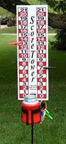 img 1 attached to 🏆 ScoreTower: The Ultimate Scoreboard & Drinkholder Combo for Bocce Ball Enthusiasts