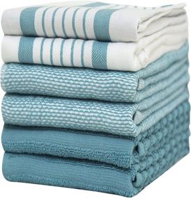 img 4 attached to Premium Kitchen Towels Pack Absorbent