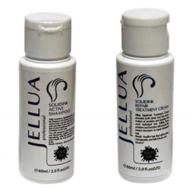 jellua professional squidink active shampoo & repair treatment cream - 2oz set logo