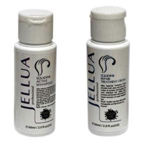 img 1 attached to JELLUA Professional Squidink Active Shampoo & Repair Treatment Cream - 2oz Set