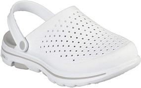 img 1 attached to 👞 Skechers Men's Cali Gear White Mules & Clogs: Fashionable and Comfortable Footwear for Men