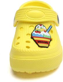 img 1 attached to Madctoc Cartoon Toddler Boys' Lightweight Breathable Clogs & Mules Slippers