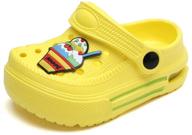 madctoc cartoon toddler boys' lightweight breathable clogs & mules slippers logo