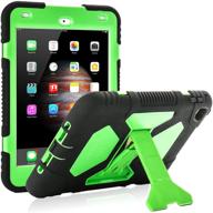 📱 aceguarder ipad mini 4 case: full body protective premium soft silicone cover with adjustable kickstand in bgreen - ultimate protection for your device logo