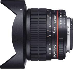 img 3 attached to Самянг SYHD8M-C 8мм f/3.5 объектив HD с съемным кольцом для Canon