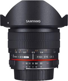 img 4 attached to Самянг SYHD8M-C 8мм f/3.5 объектив HD с съемным кольцом для Canon