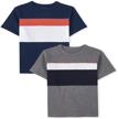 childrens place striped 2 pack multi logo