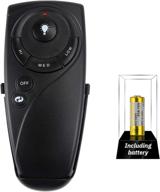 yaotieci uc7083t remote control replacement for hampton bay ceiling fan - wireless with reverse button and battery included логотип