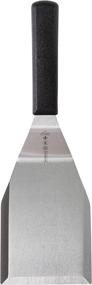 img 4 attached to 🍔 Mundial 5687HH Heat-Resistant Steak and Hamburger Turner/Spatula - 5 x 4 inches, Black Handle - Ideal for Grilling