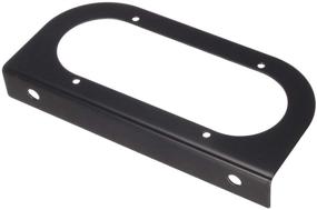 img 1 attached to 🔧 Premium 6" Oval Tail Light Mounting Brackets - Ultra Sturdy Steel, L-Shaped Design for Versatile Horizontal Mounting