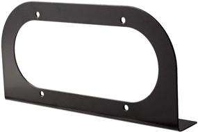 img 2 attached to 🔧 Premium 6" Oval Tail Light Mounting Brackets - Ultra Sturdy Steel, L-Shaped Design for Versatile Horizontal Mounting