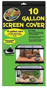 img 2 attached to 🦁 Premium Quality Zoo Med Screen Cover for 10 Gallon Tanks