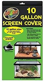 img 1 attached to 🦁 Premium Quality Zoo Med Screen Cover for 10 Gallon Tanks