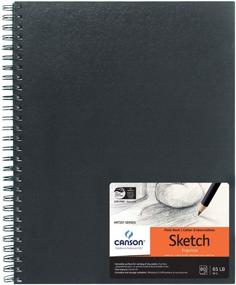 img 1 attached to 📔 Canson Wire Binding Acid-Free Field Sketchbook: 65 lb, 7 X 10 in, 80 Sheets - Premium Quality for Artists and Sketching