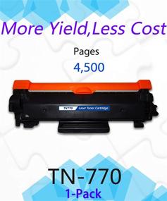 img 3 attached to 🖨️ EasyPrint 1-Pack Black TN770 TN-770 Compatible Toner Cartridge Replacement for Brother HL-L2370DW MFC-L2750DW HL-L2370DWXL MFC-L2750DWXL Printer
