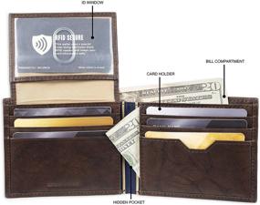 img 2 attached to 🔒 Durable Dockers Security Blocking Wallet: Men's Must-Have Wallets, Card Cases & Money Organizers