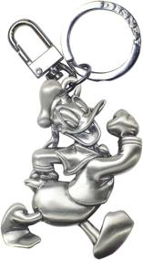 img 1 attached to 🐥 Accessorize with Disney Magic - Authentic Donald Duck Pewter Keyring!