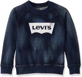 img 2 attached to 👕 Levi's Crewneck Sweatshirt for Boys