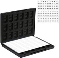 game card tf msd storage folder case for nintendo switch & sony ps vita: 108 slots organizer with index label for switch psv, msd tf, microsd memory cards logo