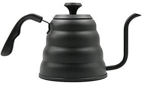 img 1 attached to ☕ SKEMIX Pour Over Coffee Kettle - Black Gooseneck Dripper with Thermometer - Stovetop Travel Kettle for Coffee Pour Over - 40 Ounce - Ideal for Brewing Perfect Coffee and Tea