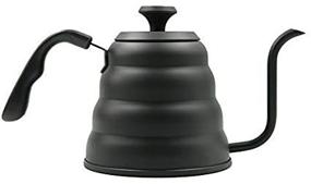 img 2 attached to ☕ SKEMIX Pour Over Coffee Kettle - Black Gooseneck Dripper with Thermometer - Stovetop Travel Kettle for Coffee Pour Over - 40 Ounce - Ideal for Brewing Perfect Coffee and Tea