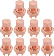 🔗 kuejotty 10pcs split bolt ground wire clamp-6awg, solid copper connector logo