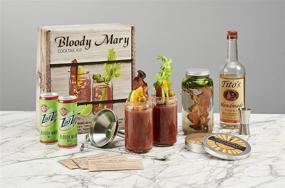 img 3 attached to 🍹 Bloody Mary Cocktail Kit: Beer Can Drinking Glass Set, Zing Zang Mix, Rokz Salt Tin, Infusion Jar, Bar Spoon, Jigger, Garnish Picks, Recipe Cards - The Perfect Set for Crafting Fantastic Bloody Mary Cocktails