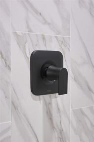 img 1 attached to 🚿 Moen Genta LX Matte Black Shower Trim: Eco-Performance, Pressure-Balancing & Modern Design!