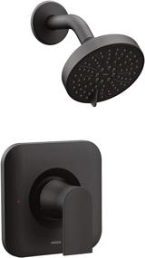 img 3 attached to 🚿 Moen Genta LX Matte Black Shower Trim: Eco-Performance, Pressure-Balancing & Modern Design!