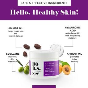 img 2 attached to No B.S. Hyaluronic Acid Cream: Potent Day + Night Facial Moisturizer with Hyaluronic Acid, Jojoba Oil & Apricot Oil - Vegan Face Cream for Women, Anti-Aging and Hydrating Formulas