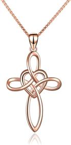 img 4 attached to Ожерелье YFN Sterling Infinity Pendant