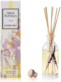 img 4 attached to 🌿 Reed Diffuser Set: Urban Naturals Lavender Vanilla Room Scent Infuser with Real Lavender & Natural Flowers – Soothing Aromatherapy, Perfect Housewarming Gift Idea