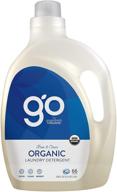 go by greenshield organic: usda certified organic 100 oz. laundry detergent - free & clear, powerful cleaning for all fabrics logo