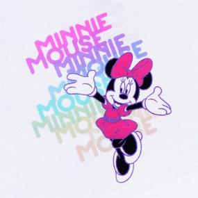 img 1 attached to 🏼 Girls' Disney Minnie Mouse Ringer Tee - Enhanced SEO