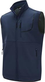 img 4 attached to 👕 Men's Lightweight Sleeveless Softshell Outerwear - Ideal for Active Lifestyle