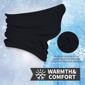 img 3 attached to Vorshape Warm Fleece Gaiters: 🧣 Essential Cold Weather Accessories for Boys