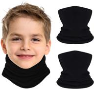 vorshape warm fleece gaiters: 🧣 essential cold weather accessories for boys logo