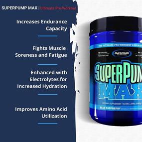 img 3 attached to 💪 Gaspari Nutrition SuperPump MAX Review: Blue Raspberry Ice, 40-Serving Power Booster