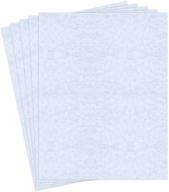 💙 blue stone stationery parchment paper: premium 24lb bond paper for writing, certificates, menus, wedding invitations - 50 sheets/pack, 8.5 x 11 logo