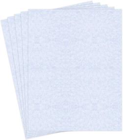 img 4 attached to 💙 Blue Stone Stationery Parchment Paper: Premium 24Lb Bond Paper for Writing, Certificates, Menus, Wedding Invitations - 50 Sheets/Pack, 8.5 x 11