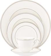 💎 exquisite lenox federal platinum bone china 5-piece place setting for one - timeless elegance in brilliant white logo