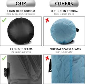 img 2 attached to Grassman Ultra-Thick Bottom Waterproof Dry Bag for Camping, Swimming, Boating, Kayaking - Lightweight 5L/10L/20L Dry Storage Bag
