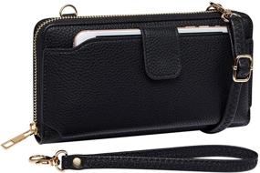 img 4 attached to 👜 Women's Handbag Wallet Wristlet Crossbody Cellphone Purse 8.34.31.4