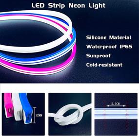 img 2 attached to LED Silicone Neon Light Strip Seasonal Decor