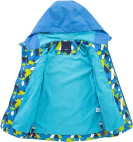 img 2 attached to LOKTARC Lightweight Waterproof Hooded Raincoats for Boys - Jackets & Coats