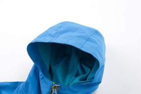 img 1 attached to LOKTARC Lightweight Waterproof Hooded Raincoats for Boys - Jackets & Coats