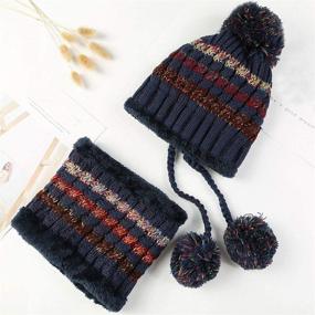 img 3 attached to HUAMULAN Winter Peruvian Layered Pompoms Outdoor Recreation